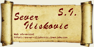 Sever Ilišković vizit kartica
